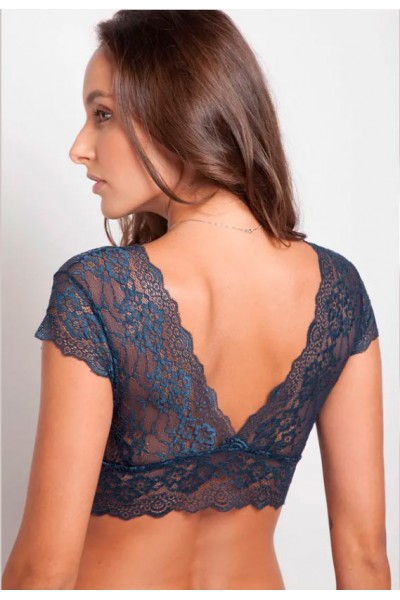 Sutiã Top Com Manguinha - Everyday - 356.81 - Netuno da Darling Lingerie