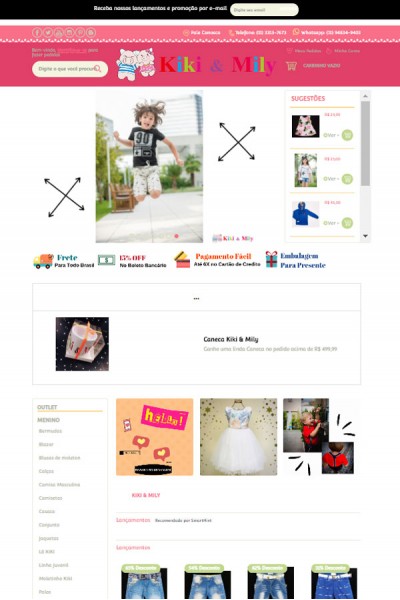Loja Online Infantil - Kiki & Mily